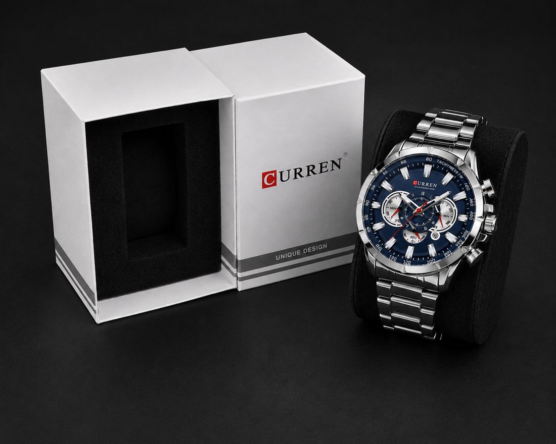 Reloj CURREN M8363 – Cronógrafo en acero