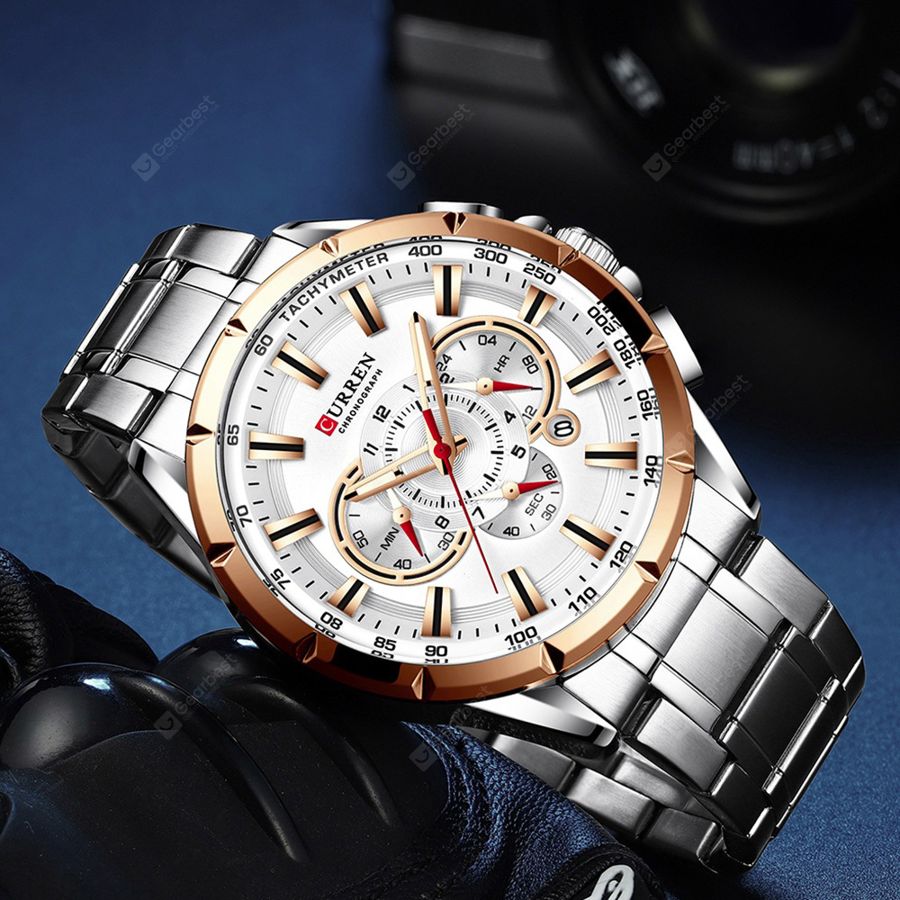 Reloj CURREN M8363 – Cronógrafo en acero